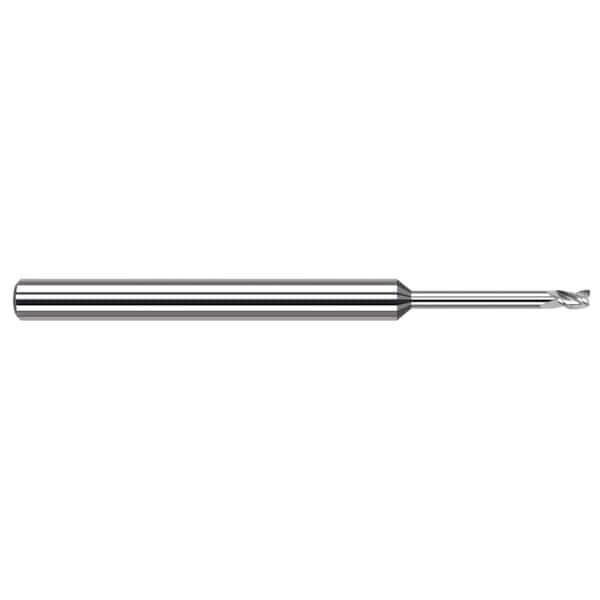 Miniature End Mill - 3 Flute - Square, 0.1250" (1/8)